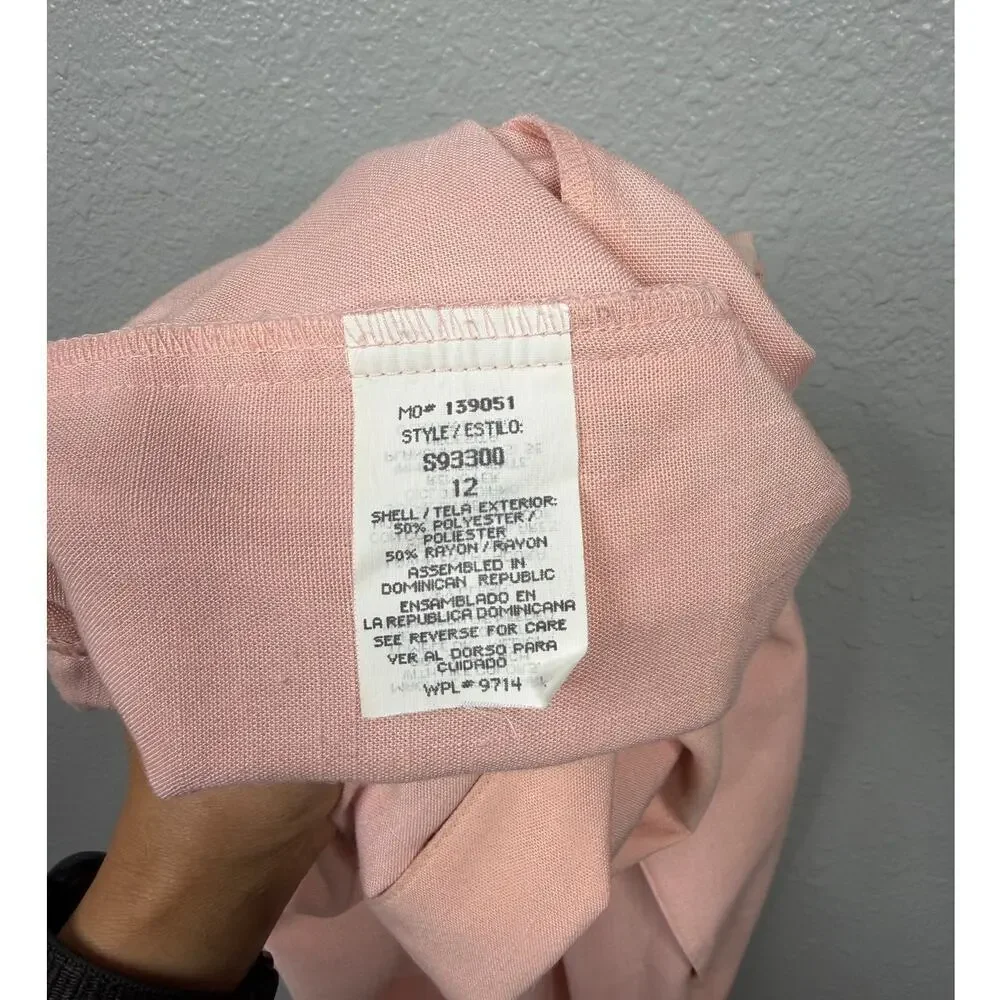 Sag Harbor Women’s Vintage Classic Look Pink Blazer / Size-12 - Picture 11 of 12